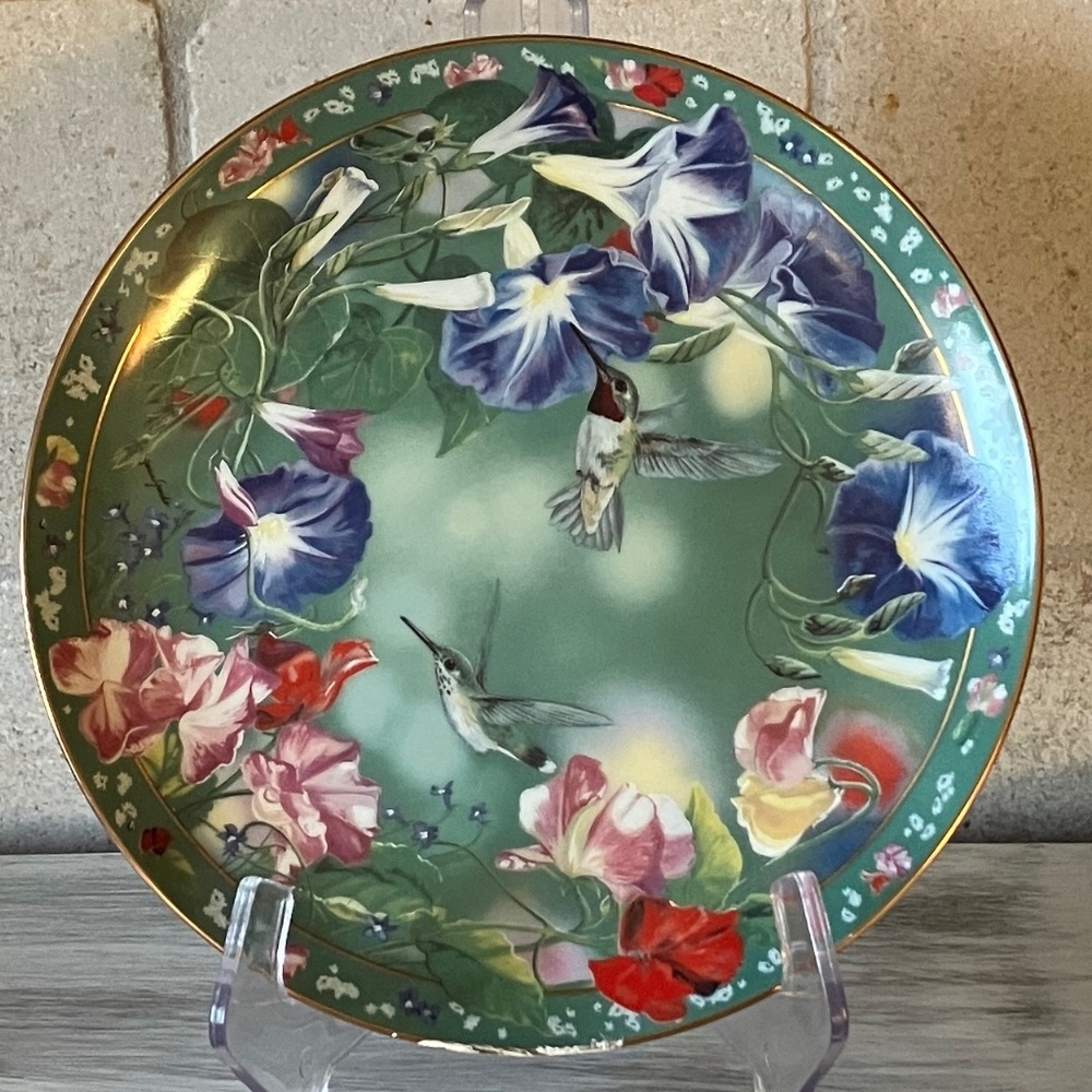 Hummingbird Decorative Plate